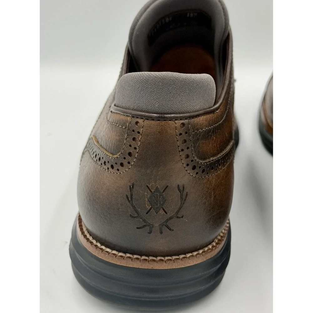 Martin Dingman Countryaire Cap Toe Oxfords US 13 Black Oak Pebble Grain Leather